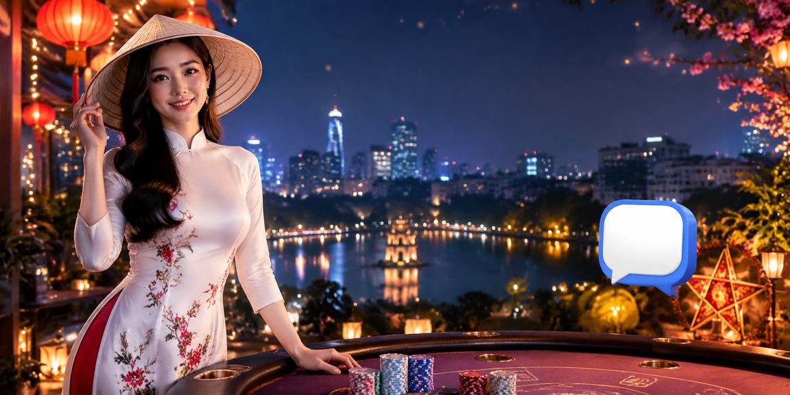 Người dùng Hà Nội mở ứng dụng casino và jackpot trên điện thoại, đội nón lá truyền thống